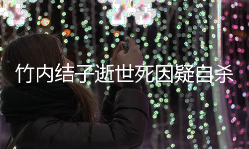 个人竹内竹内资料作品代表逝世死因杀 是谁疑自结子结子介绍
