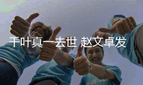 霸文卓无雄真一 赵悼念千叶去世后再发文此