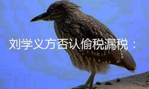 不责刘学漏税偷税息 实信义方否认将追