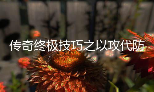 攻代终极之以略防战传奇技巧