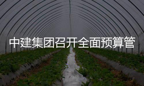 管理中建召开评审全面会议预算模型集团