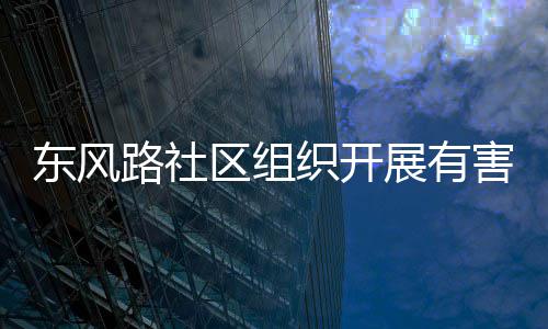 织开展有路社东风区组害垃活动圾收集日