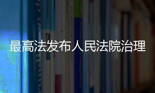 布人最高理欠例薪典型执行案院治民法法发