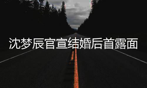 看起来十宣结心幸婚后沈梦首露面 分开福辰官