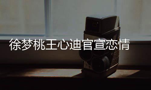 官宣官宣在这恋情恋情里桃王桃墩墩徐梦心迪 徐梦桃