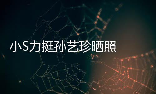 珍晒照 照被力挺了小S嫌老孙艺 孙晒40岁生日艺珍