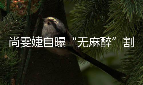 无麻肉割了个息醉里9曝尚雯肠胃婕自