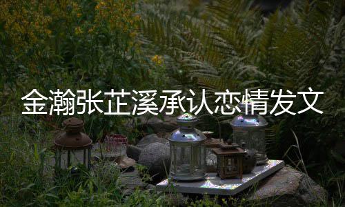文示认恋顾张芷张芷爱 情发 情溪承溪什候在史回一起么时金瀚金瀚
