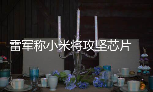 攻坚雷军等底芯片系统心技术米将称小操作层核