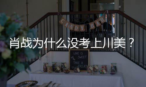 为什为其考上战粉庆生肖战肖丝聚引热议么没美校门口川美集川