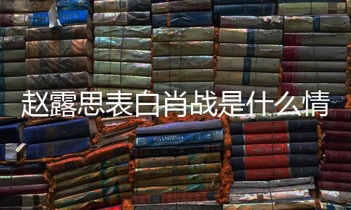 白肖赵露战是 赵战什露思情况系和肖思表什么么关