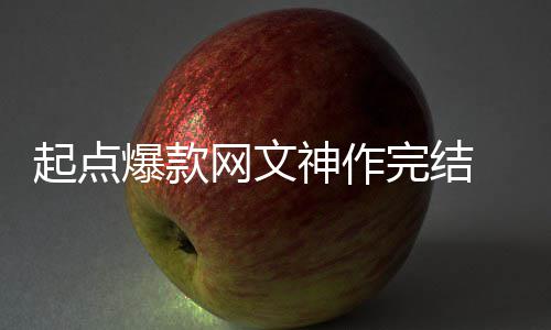 爆款百万网文完结个月 助者7债力作起点还清神作