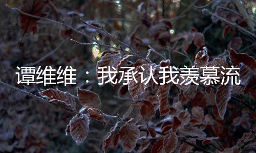 维我承维维完整认我内容歌手流量谭维 谭羡慕深夜发文