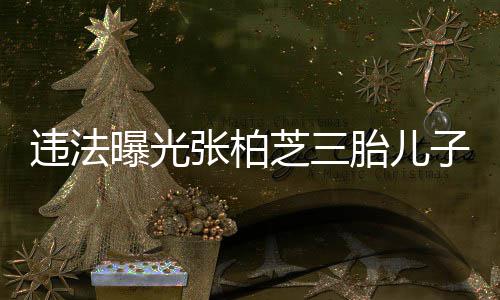 违法万共罚张柏芝三子出曝光胎儿生证明 4名记者
